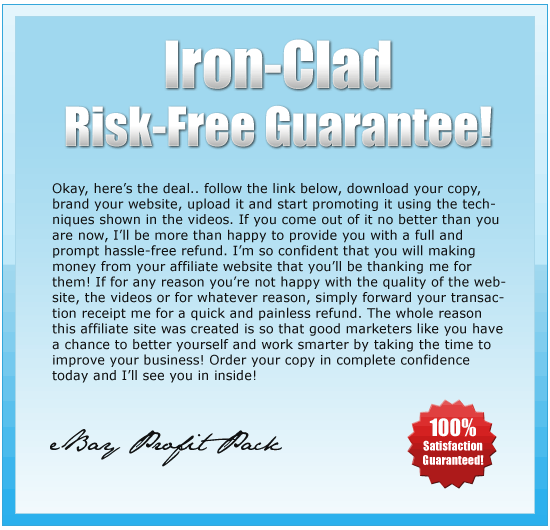 Iron-Clad Guarantee!